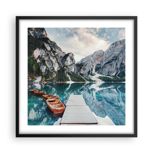 Plakát v černém rámu - Ukážeme vám krásu - 50x50 cm