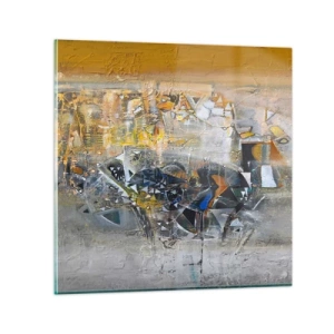 Obraz na skle - Všechno se podaří - 50x50 cm