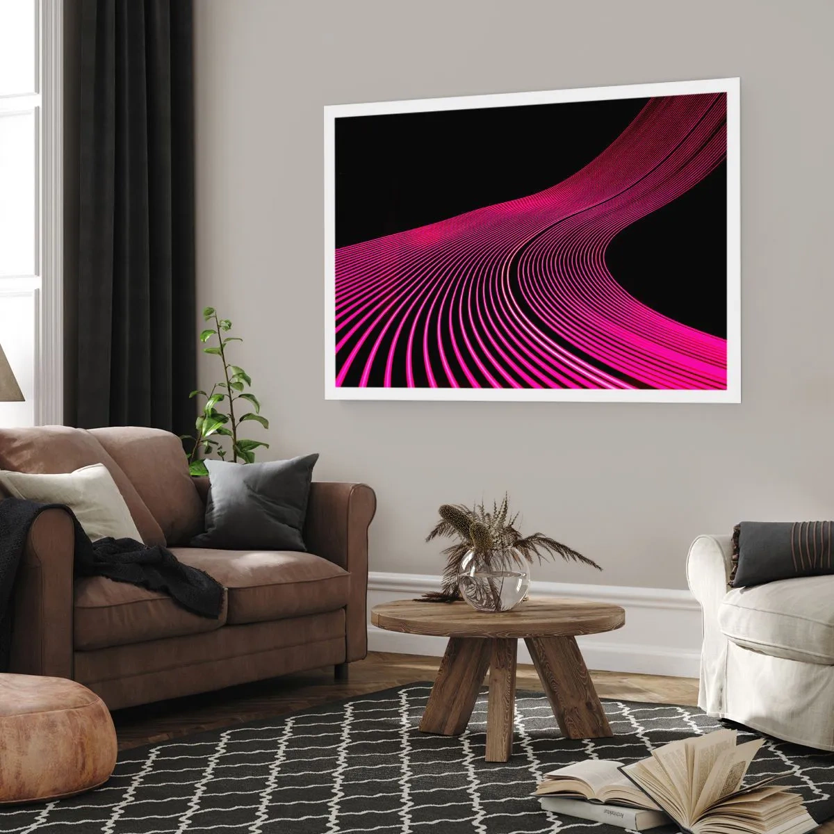 Plakát - Alej světla - 100x70 cm