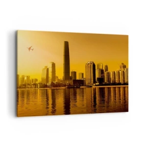 Obraz na plátně - Zlaté město - 100x70 cm