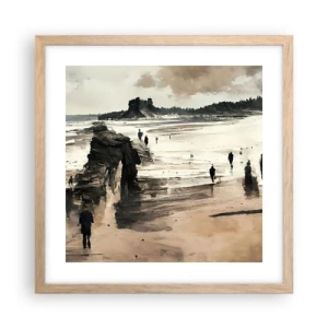 Plakát v rámu světlý dub - Vyvolaní - 40x40 cm