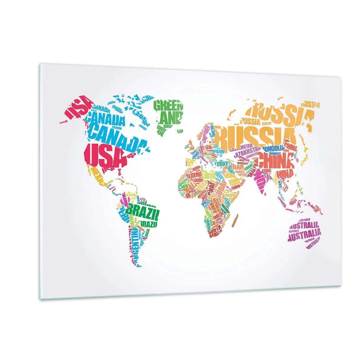 Obraz na skle - Chci poznat všechny - 120x80 cm