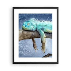 Plakát v černém rámu - Je to fajn! - 40x50 cm