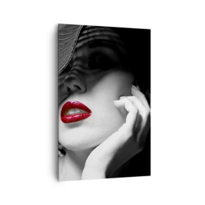 Obraz na plátně - Studie v šarlatové - 80x120 cm