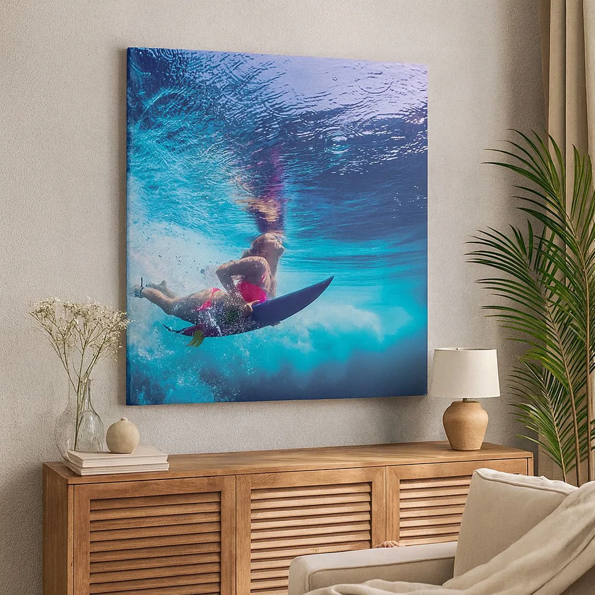 Obraz na plátně - Hloubka radosti - 30x30 cm