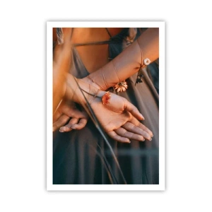 Plakát - Propojená s přírodou - 70x100 cm