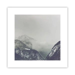 Plakát - Mlžné údolí - 30x30 cm