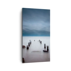 Obraz na plátně - Zamyšlené jezero - 45x80 cm