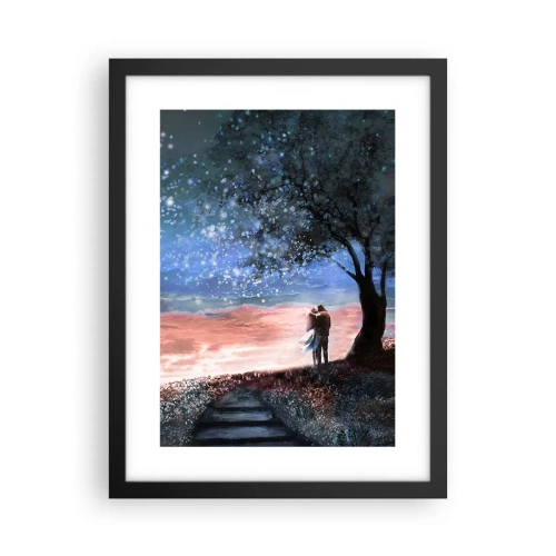 Plakát v černém rámu - Hvězdicovité představení - 30x40 cm