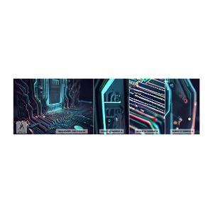 Fototapeta Vzorek Standard Eco - Jen tak přemýšlím… - Technika, Počítač, Procesor - 100x30 cm