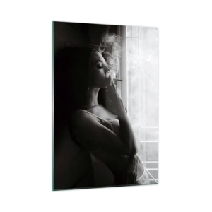 Obraz na skle - Smyslný okamžik - 50x70 cm