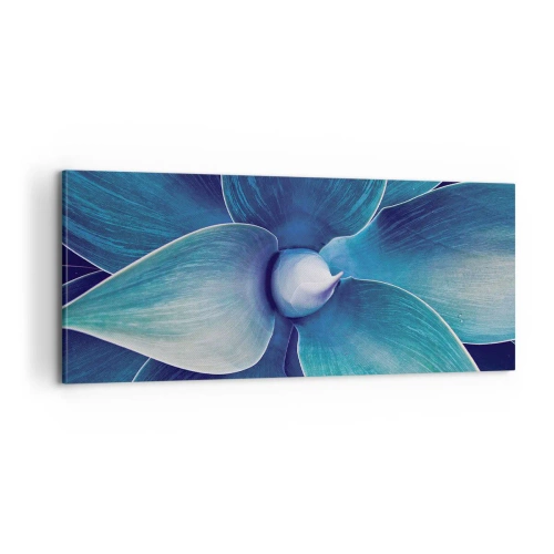 Obraz na plátně - Namodralý od nebe - 100x40 cm