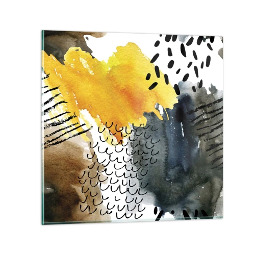 Obraz na skle - Setkání živlů - 70x70 cm