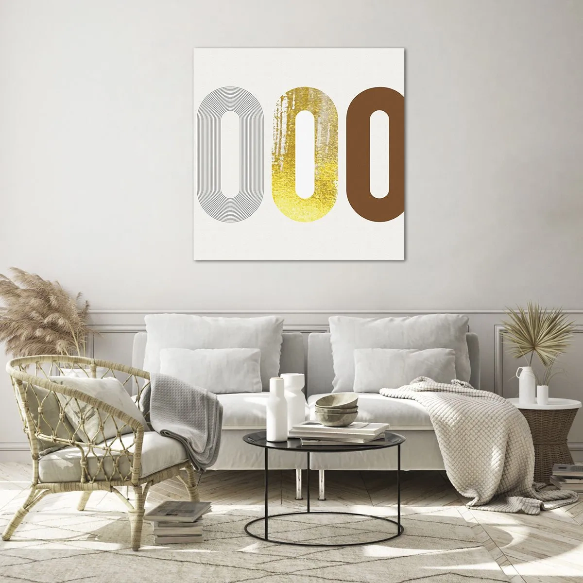 Obraz na skle - Ooo! - 70x70 cm