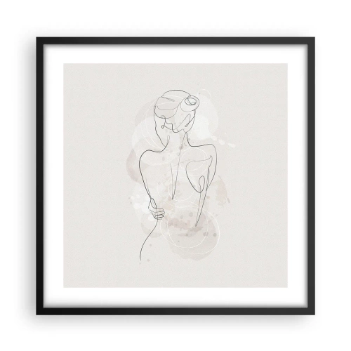 Plakát v černém rámu - Jako citlivý nástroj - 50x50 cm