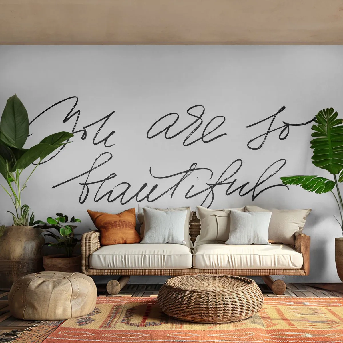 Fototapeta Samolepicí Deluxe Sticker - Opravdu, věřte… - Typografie, Afirmace, Maxim - 350x256 cm