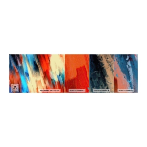 Vzor Fototapety Premium Canvas - Vodopád barev - Abstrakce, Kus, Moderní vzor - 100x30 cm