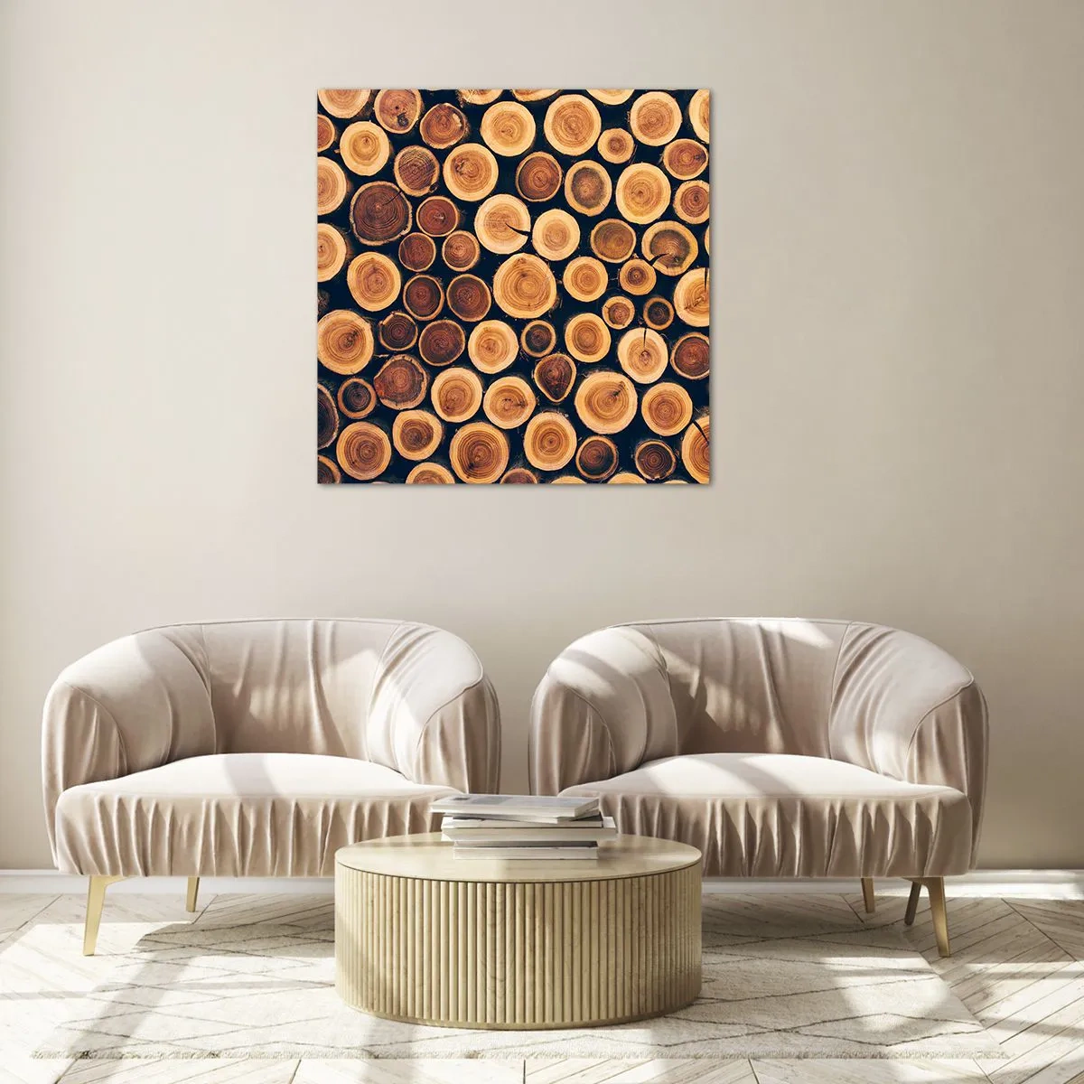 Obraz na skle - Na kolik vypadám? - 30x30 cm