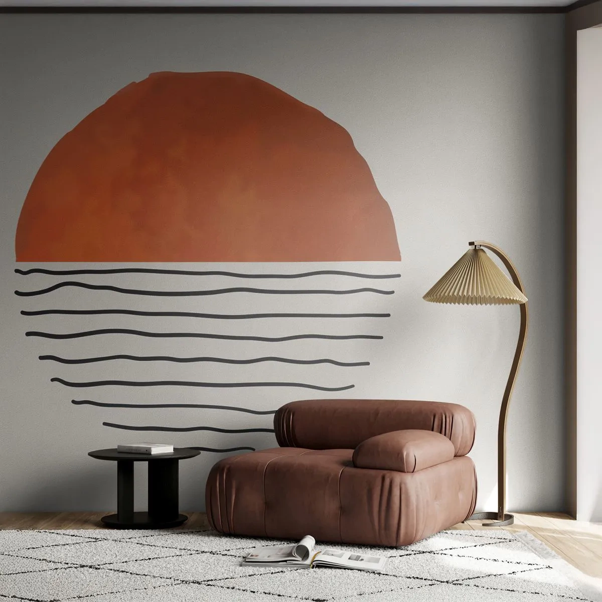 Fototapeta Samolepicí Deluxe Sticker - V japonské atmosféře - Abstrakce, Kus, Minimalismus - 250x175 cm