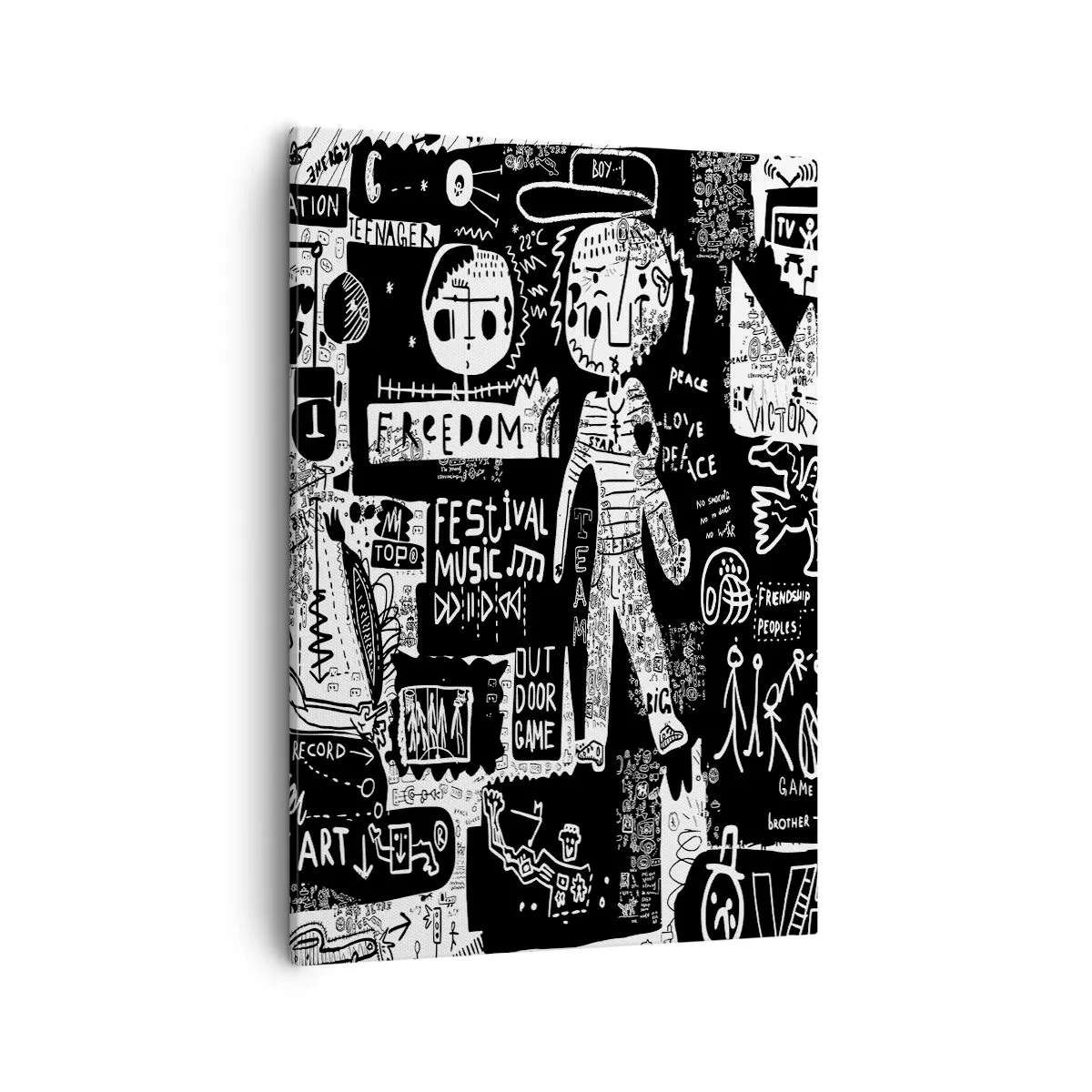 Obraz na plátně - Práva a radosti duševního mládí - 50x70 cm