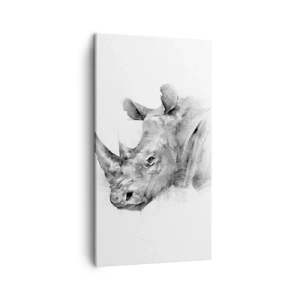 Obraz na plátně - Africký portrét - 45x80 cm