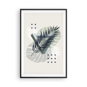 Plakát v černém rámu - Příroda a geometrie – dva řády? - 61x91 cm