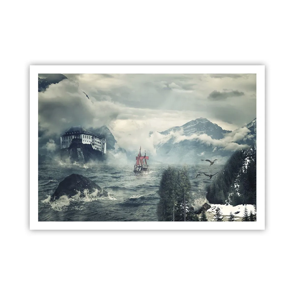 Plakát - V kouzelných vodách - 100x70 cm