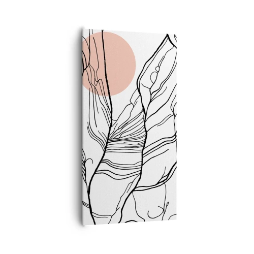 Obraz na plátně - V síti větviček - 65x120 cm