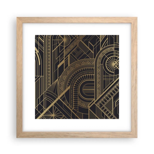 Plakát v rámu světlý dub - Koncepty, nápady, plány - 30x30 cm