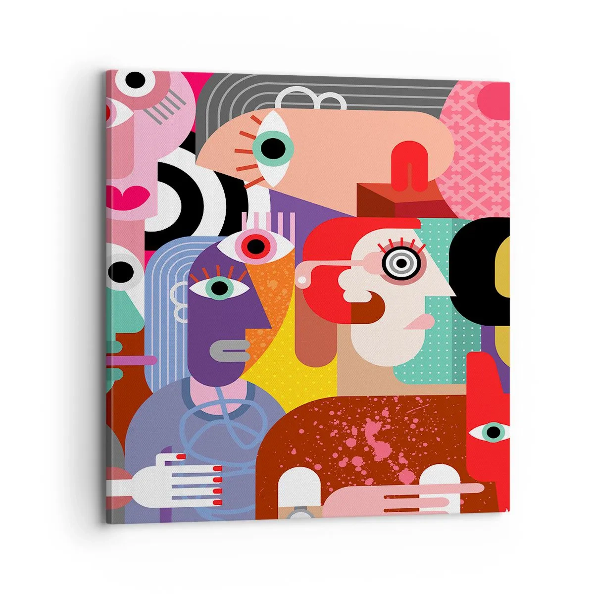 Obraz na plátně - My od pána Picassa - 70x70 cm