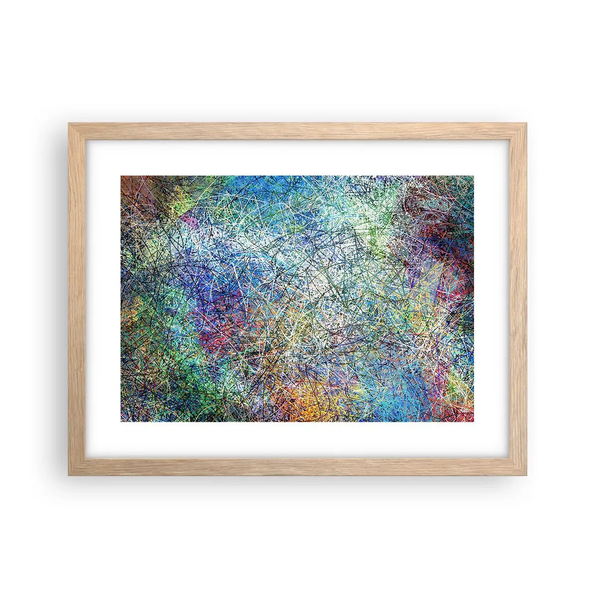 Plakát v rámu světlý dub - To není tak jednoduché - 40x30 cm