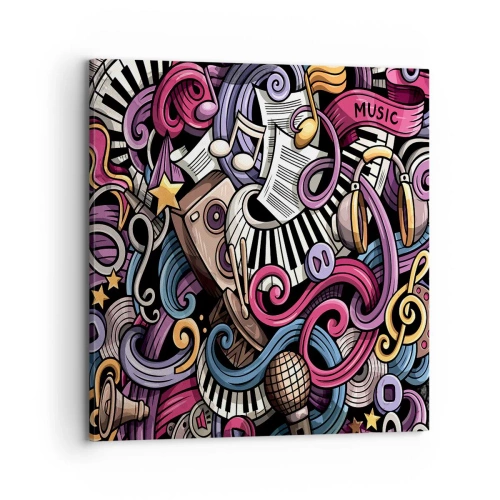 Obraz na plátně - Komplikovaná melodie - 70x70 cm