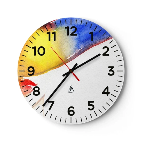 Nástěnné hodiny - Portrét dámy    - 30x30 cm