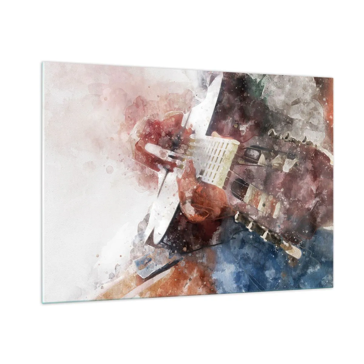 Obraz na skle - Co si o tom myslíš? - 100x70 cm