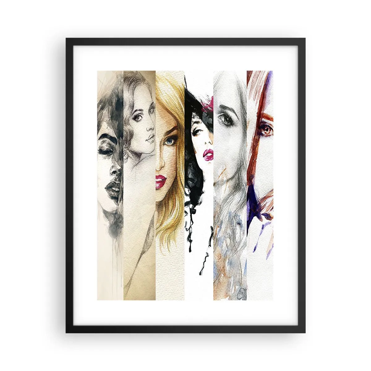 Plakát v černém rámu - A vždy jsi to TY - 40x50 cm