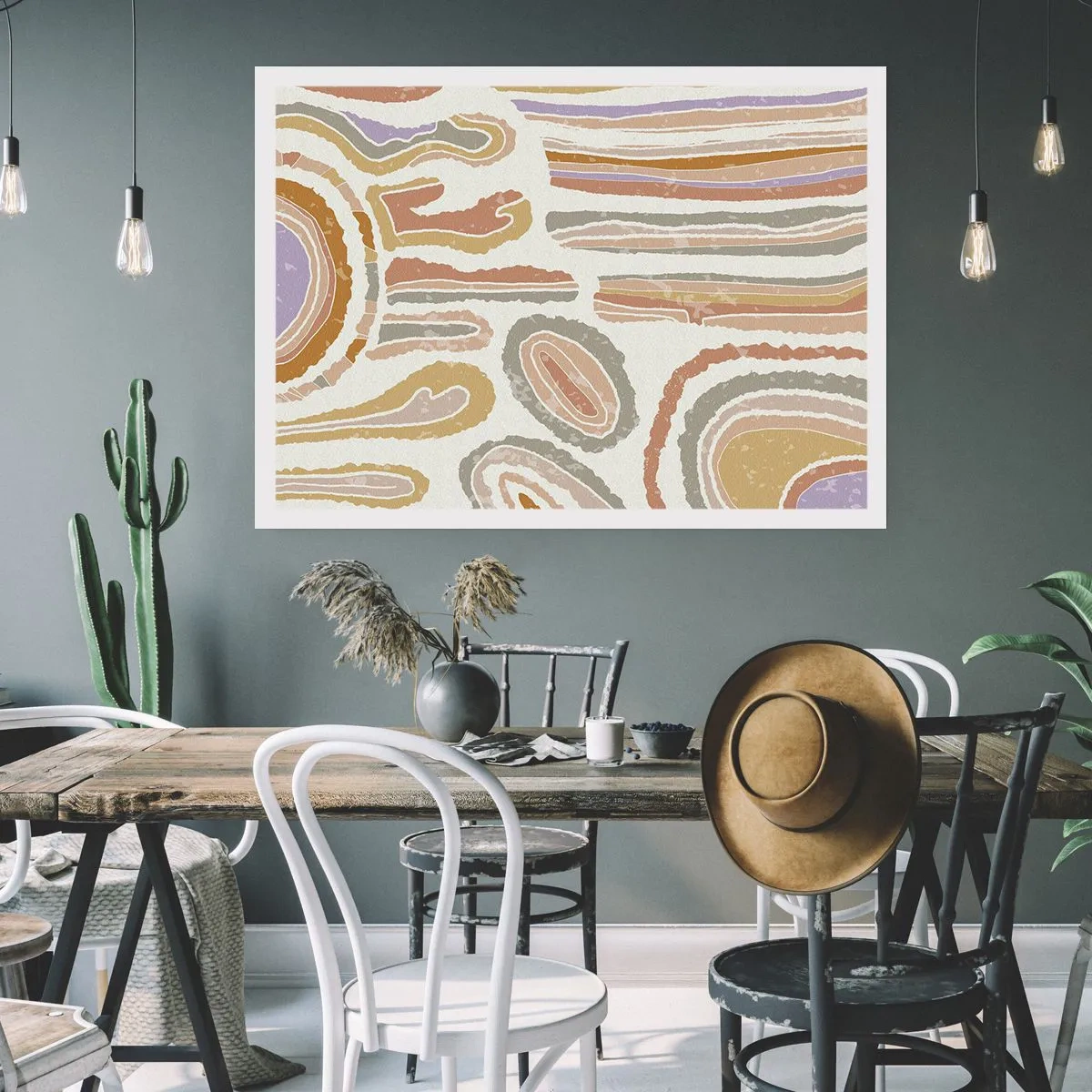 Plakát - Barevné průřezy - 100x70 cm