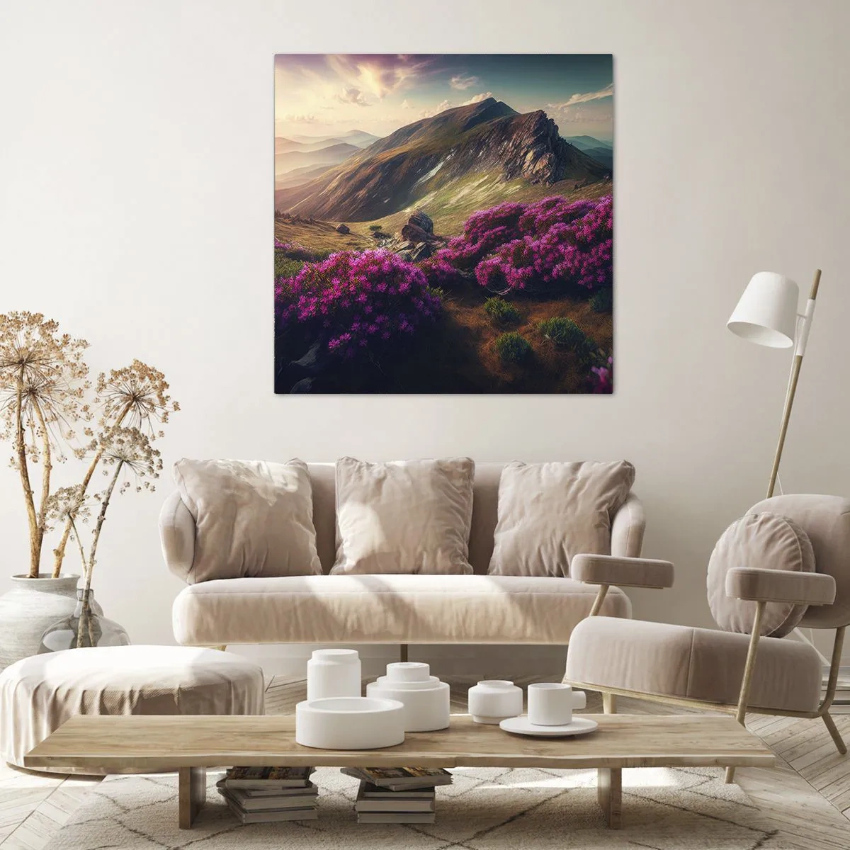 Obraz na plátně - Léto na horách - 70x70 cm