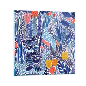 Obraz na skle - Havajská zahrada - 60x60 cm