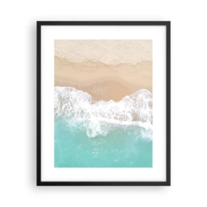 Plakát v černém rámu - Mazlivý dotek - 40x50 cm