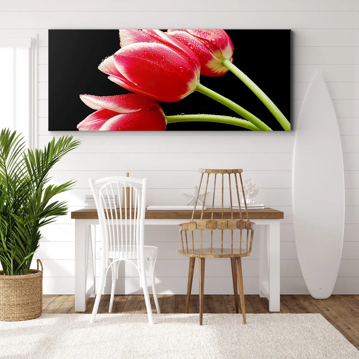 Obraz na plátně - Slib čisté lásky - 100x40 cm