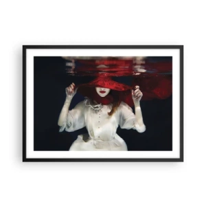 Plakát v černém rámu - Divoženka - 70x50 cm