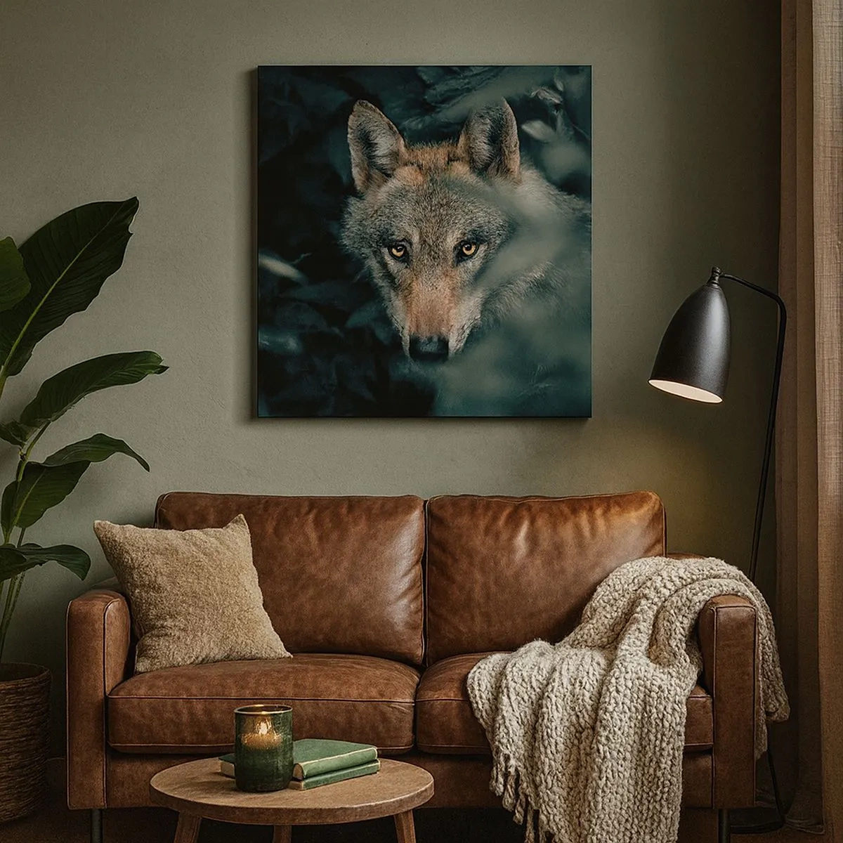 Obraz na plátně - Predátor - 30x30 cm