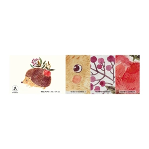 Vzor Fototapety Premium Sand - A už mě máš rád - Ježek, Pro děti, Dětský pokoj - 100x30 cm