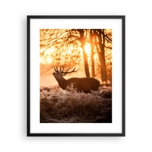 Plakát v černém rámu - Sen myslivce - 40x50 cm
