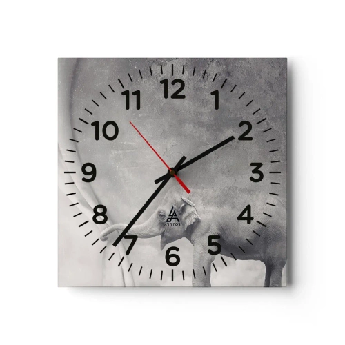 Nástěnné hodiny - Odhalit tajemství - 30x30 cm