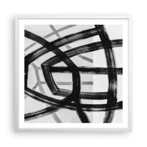 Plakát v bílém rámu - Hloubka - 60x60 cm