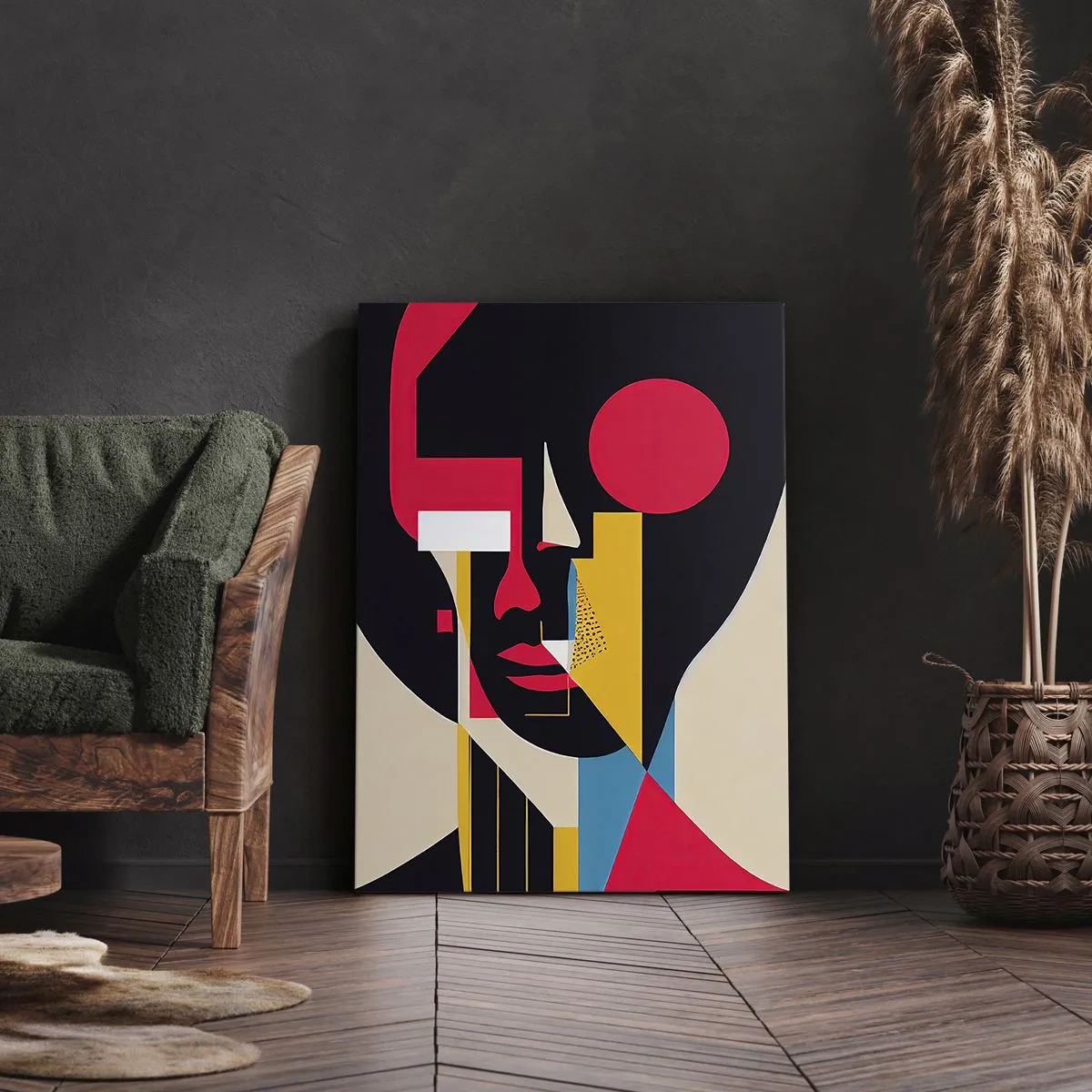 Obraz na plátně - Její vnitřní svět - 55x100 cm