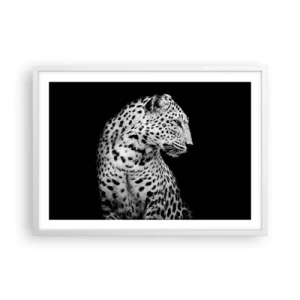 Plakát v bílém rámu - Pravý profil perfektní! - 70x50 cm