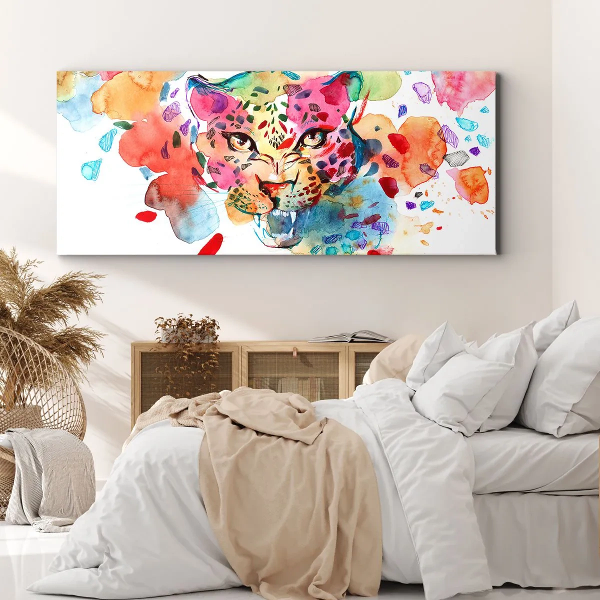 Obraz na plátně - Kráska a zvíře - 100x40 cm
