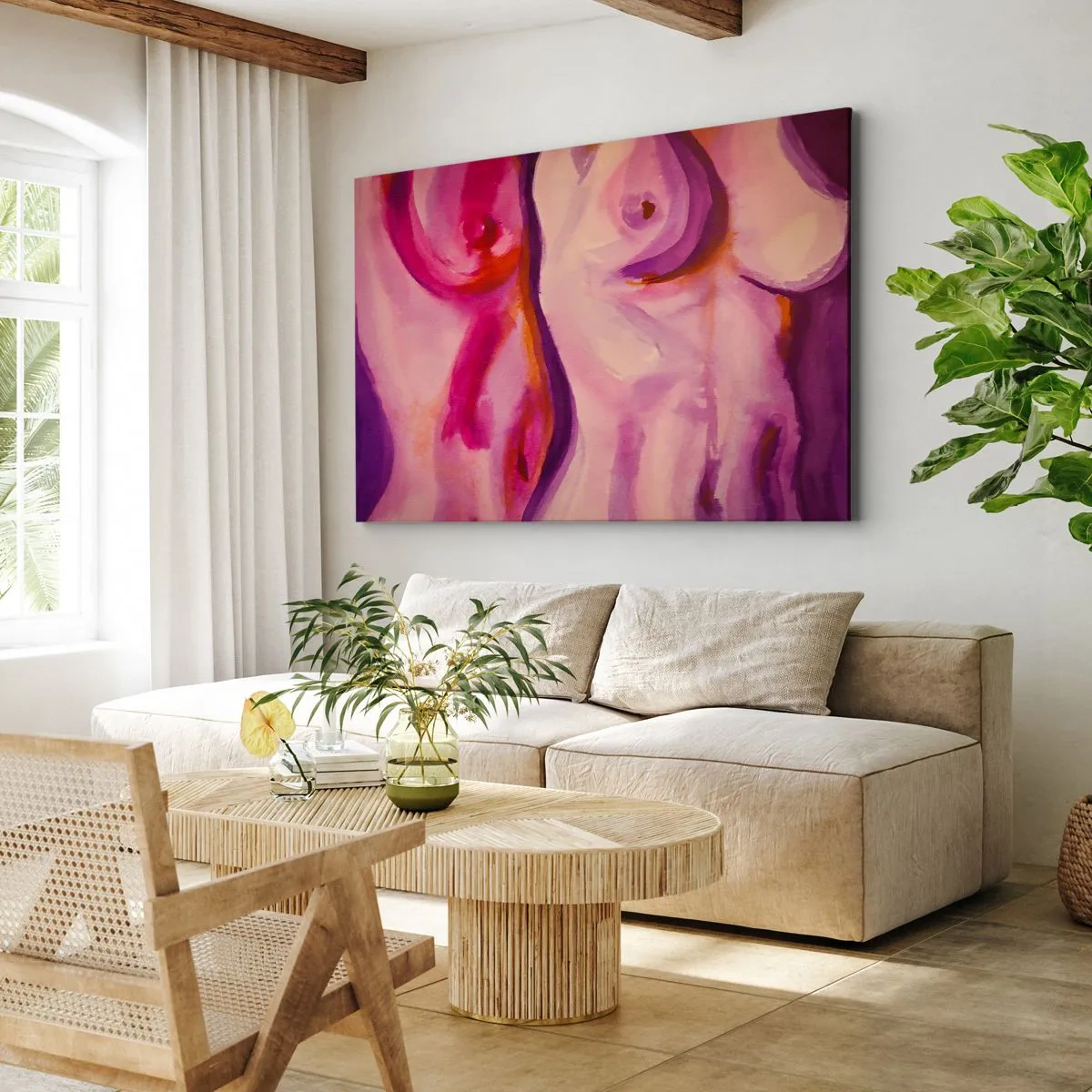 Obraz na plátně - Óda na ženskost - 70x50 cm